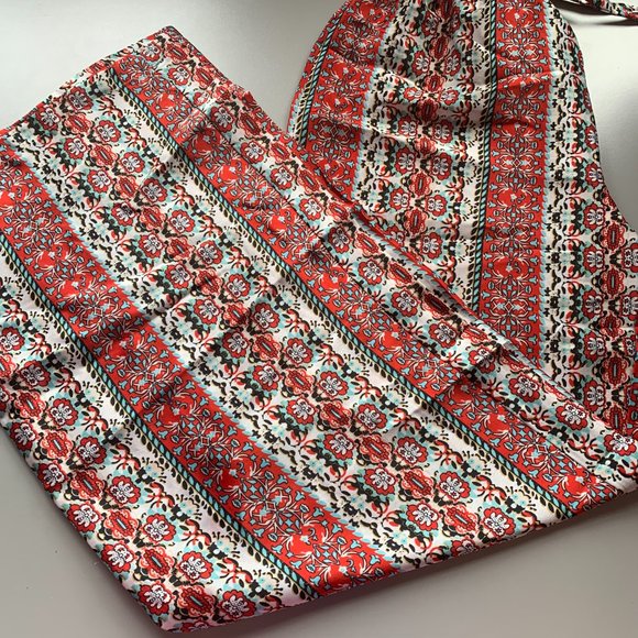 Boho Shirred Waist Wide Leg Pant - Picture 6 of 6